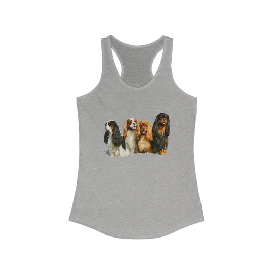 King Charles Cavalier Club Women's  Racerback Tank