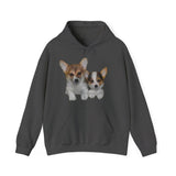 Welsh Corgi 'Cousins' Unisex 50/50 Hoodie