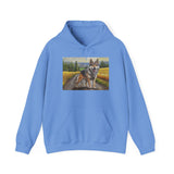Czechoslovakian Vlcak Unisex 50/50 Hooded Sweatshirt