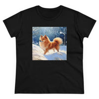 Finnish Spitz - Women's Midweight Cotton Tee