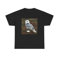 Snowy White Owl Unisex Heavy Cotton Tee