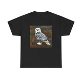 Snowy White Owl Unisex Heavy Cotton Tee