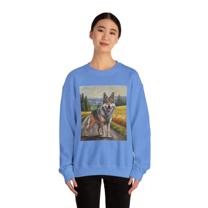 Czechoslovakian Vlcak -Unisex 50/50 Crewneck Sweatshirt