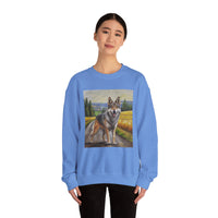 Czechoslovakian Vlcak -Unisex 50/50 Crewneck Sweatshirt