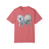 Japanese Spitz -  Unisex Relaxed Garment-Dyed T-shirt