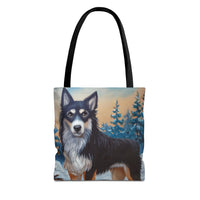 Lapponian Herder - Polyester Tote Bag (AOP)