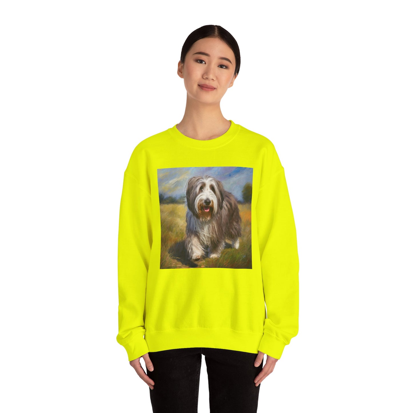 Bearded Collie Charm Crewneck Sweatshirt