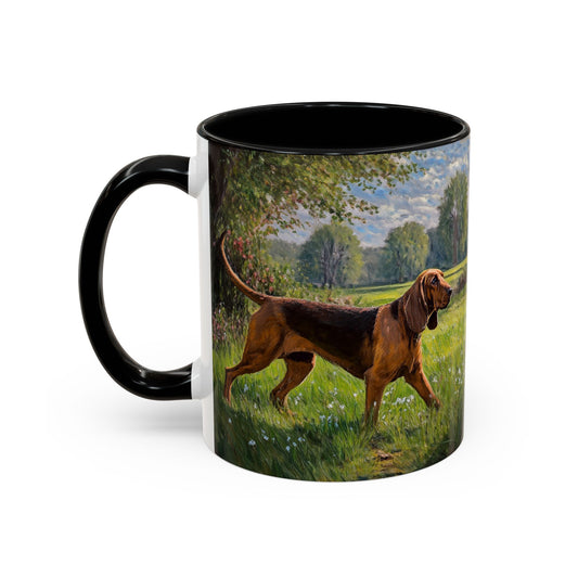 Bloodhound Ceramic Accent Coffee Mug