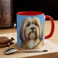 Lhasa Apso Accent Coffee Mug, 11oz