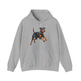 Manchester Terrier Unisex 50/50 Hooded Sweatshirt