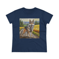 Czechoslovakian Vlcak 'Wolfdog' Women's Midweight Cotton Tee