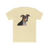 Teddy Roosevelt Terrier - Men's Fitted Cotton Crew Tee