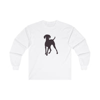 Hungarian Vizsla Unisex Cotton Long Sleeve Tee