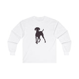 Hungarian Vizsla Unisex Cotton Long Sleeve Tee