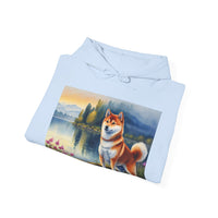 Shiba Inu Unisex 50/50 Hooded Sweatshirt