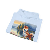 Shiba Inu Unisex 50/50 Hooded Sweatshirt