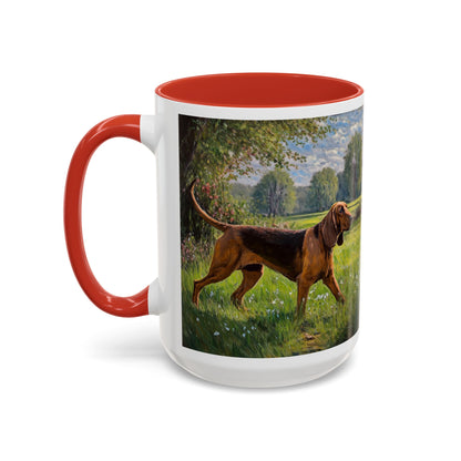 Bloodhound Ceramic Accent Coffee Mug