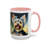 Yorkshire Terrier - Ceramic Accent Coffee Mug (11, 15oz)