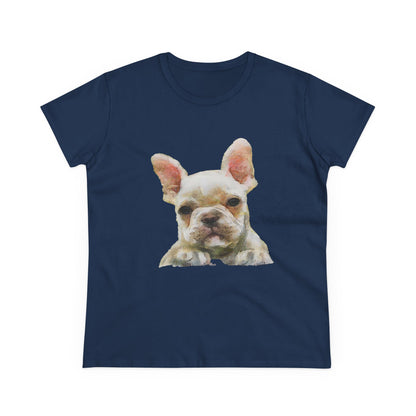 French Bulldog 'Bouvier' Women's Midweight Cotton Tee