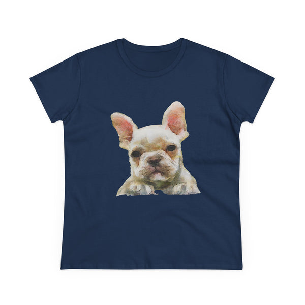 French Bulldog 'Bouvier' Women's Midweight Cotton Tee