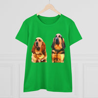 Bloodhounds 'Bear & Bubba' Women's Midweight Cotton Tee