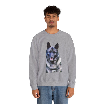 Norwegian Elkhound - Unisex 50/50 Crewneck Sweatshirt