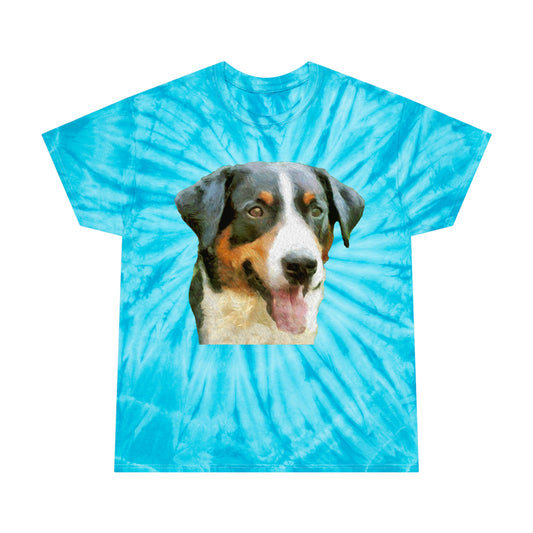 Appenzeller Sennenhund Tie-Dye Tee – Cyclone Elegance