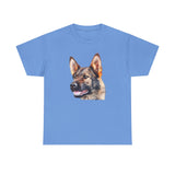 German Shepherd 'Hans' Unisex Heavy Cotton Tee