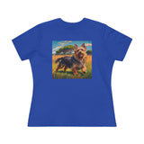 Australian Terrier Women's Relaxed Fit Cotton Tee