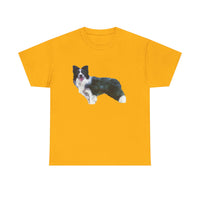 Border Collie '#1'  -  Unisex Heavy Cotton Tee