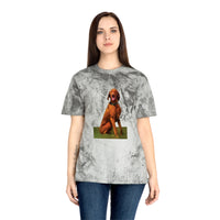 Hungarian Vizsla 'Waiting For The Bride' Unisex Cotton Color Blast T-Shirt
