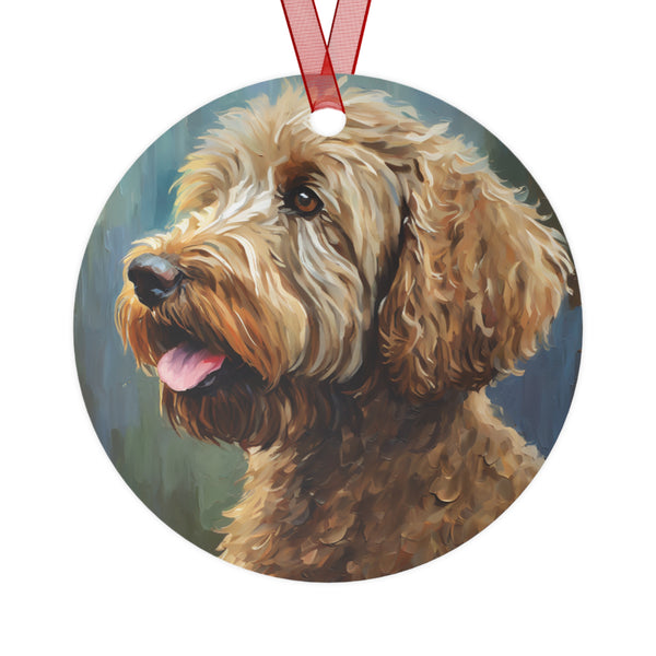 Labradoodle Magic Metal Ornaments