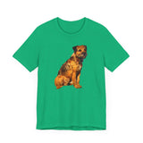 Charming Border Terrier 'Andrew' Unisex Tee