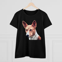 Basenji Women's Midweight Cotton Tee