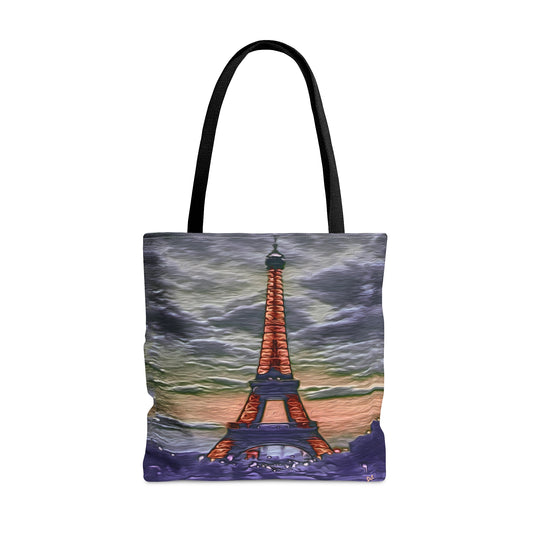 'Eiffel Tower Sunset' Tote Bag