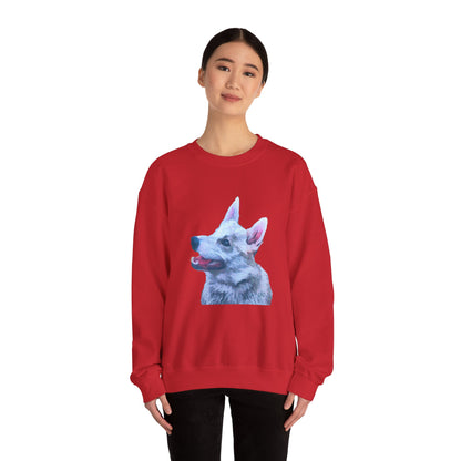 Norwegian Buhund Unisex 50/50 Crewneck Sweatshirt