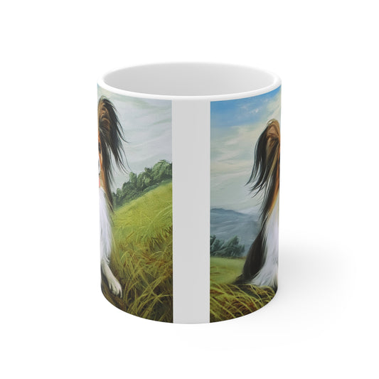 Papillon #2 - Ceramic Mug 11oz