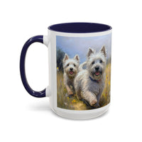 Cairn Terriers - "Run Toto Run!"  -  Ceramic Accent Coffee Mug - 2 Sizes