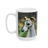 Whippet Ceramic Mug, 2 sizes