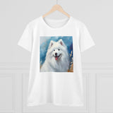 Samoyed Women's Midweight Cotton Tee