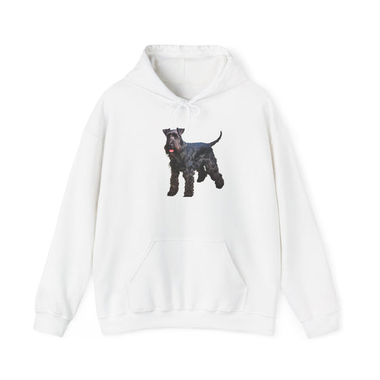 Kerry Blue Terrier 50/50 Hooded Sweatshirt