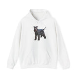 Kerry Blue Terrier 50/50 Hooded Sweatshirt