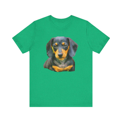 Dachshund 'Doxie #2' Unisex Jersey Short Sleeve Tee