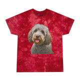 Lagotto Romagnolo 'Italian Truffle Dog' Unisex Tie Dye Tee