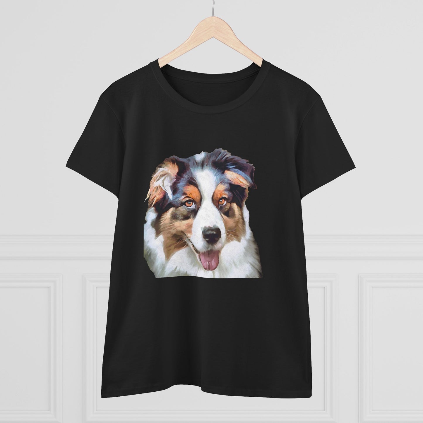 Australian Shepherd - Blue Merle Women's Midweight Cotton Tee