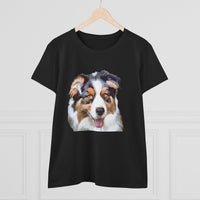 Australian Shepherd - Blue Merle Women's Midweight Cotton Tee