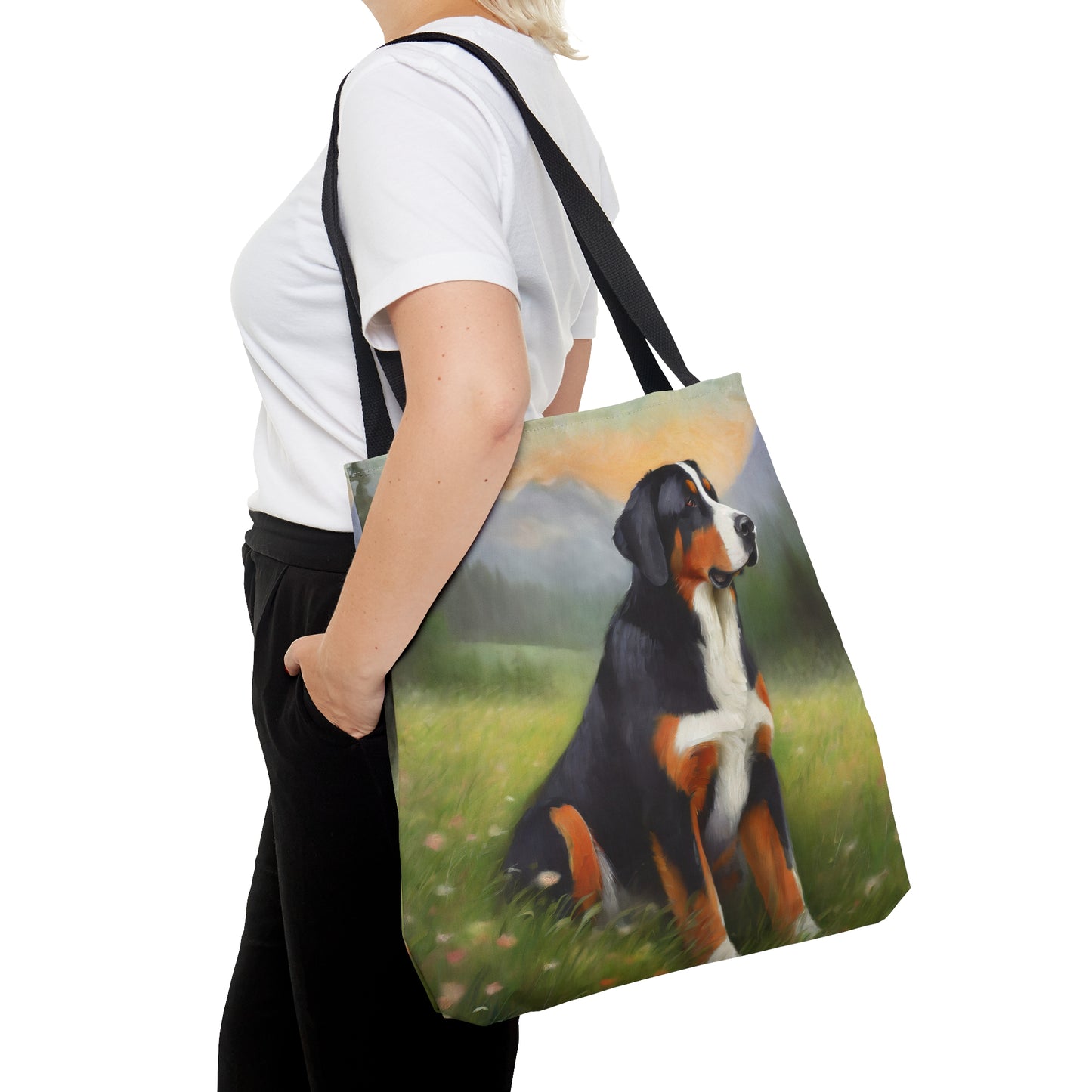 Greater Swiss Mountain Tote Bag