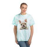 French Bulldog '2' Unisex Tie-Dye Tee, Cyclone