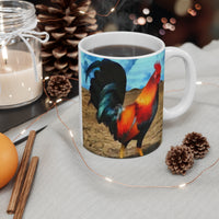 Rooster 'Silas'   -  Ceramic Mug 11oz