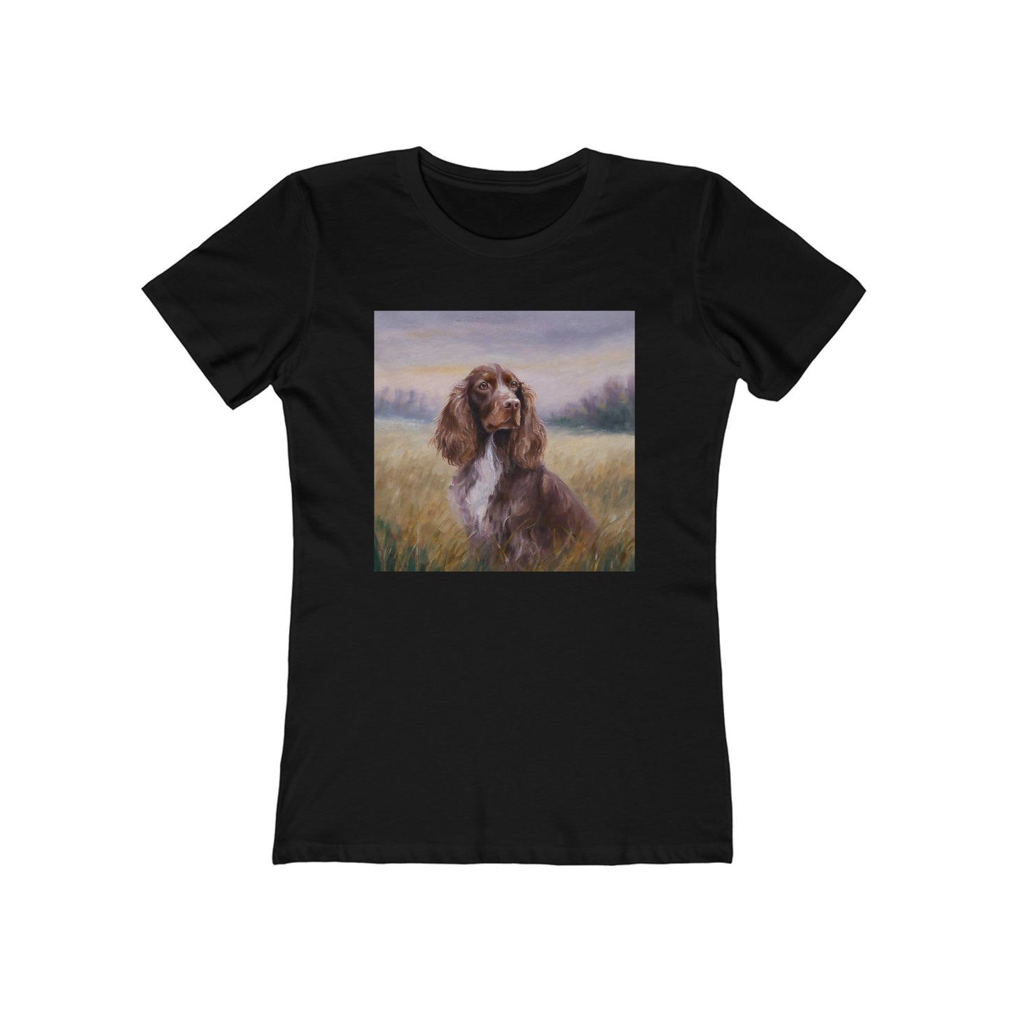Field Spaniel Women's Slim Fitted Ringspun Cotton Tee